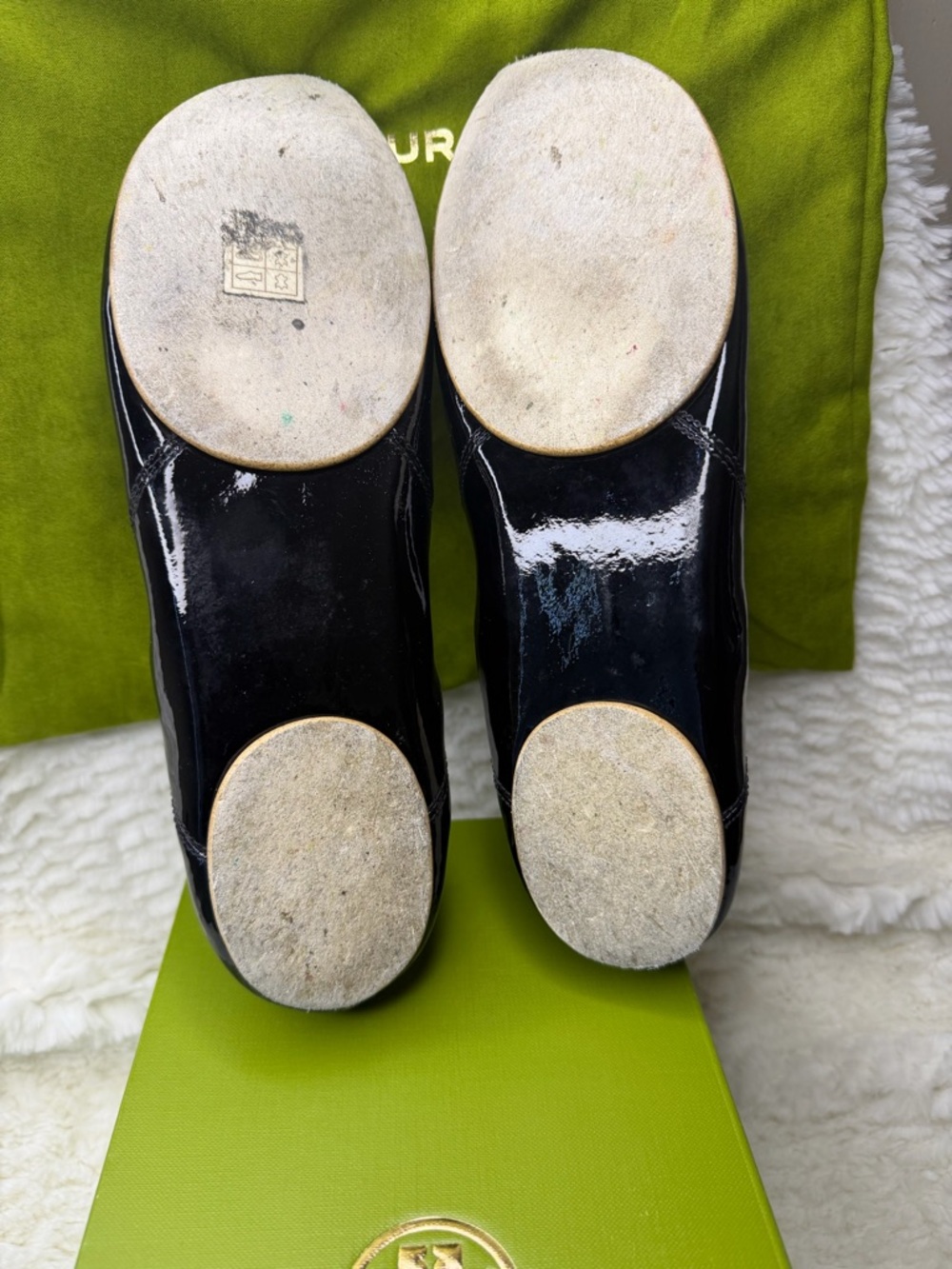 Tory Burch Peep-Toe Mary Jane Ballet - Picture 8 of 10